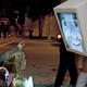 Illustration for article titled Giant Head Costume Is Apple's 1984 Commercial Come to Life
